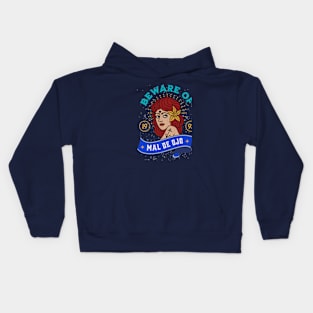 Mal De Ojo Tattoo Sailer Girl Kids Hoodie